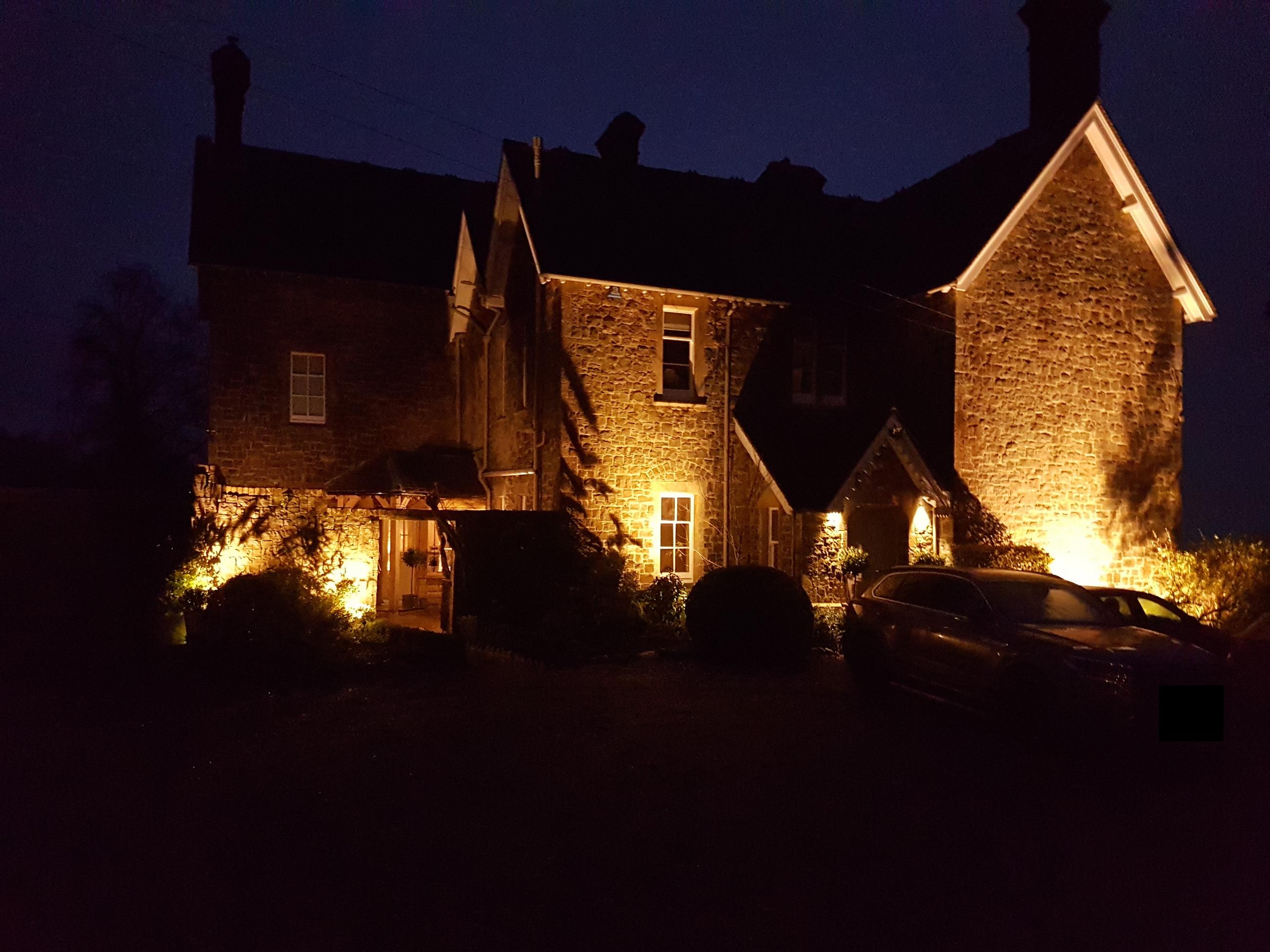 Grade 2 listed building exterior lighting