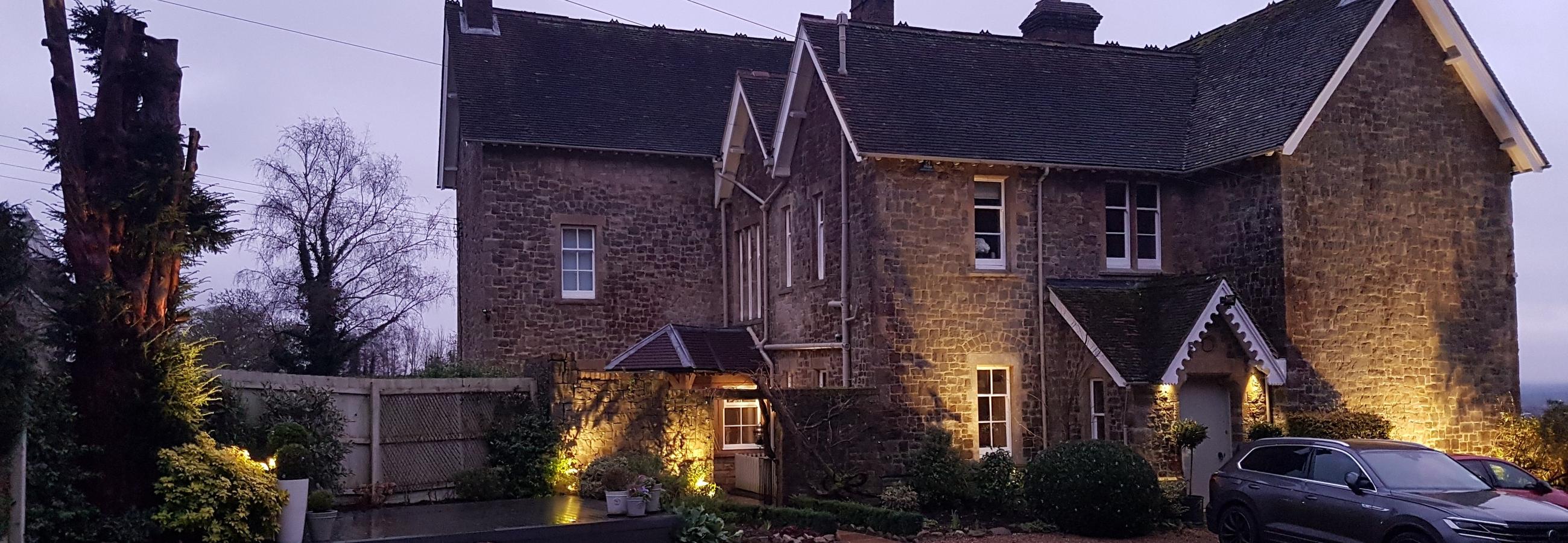 Grade 2 listed building exterior lighting